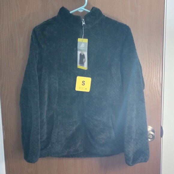 Free2B Jackets & Blazers - [46] FREE2B Black Graded Butter Pile Jacket NWT Size Small Womens